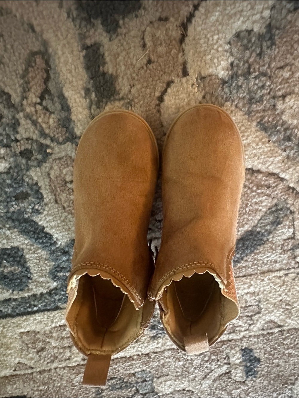 Girls' Tan Ankle Boots